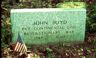 Boyd Family History in the Revolutionary War