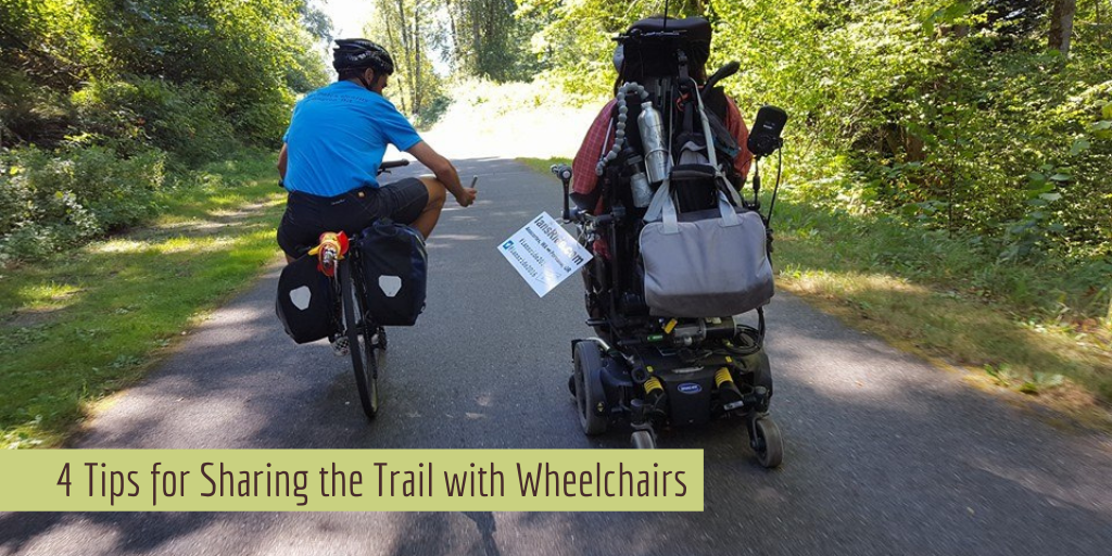 4 Tips for Sharing the Trail with Wheelchair Users