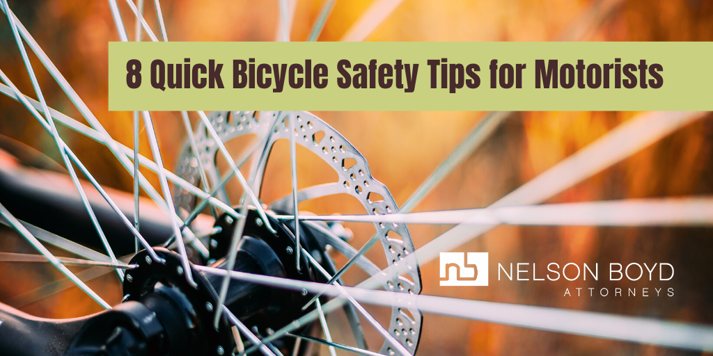 8 Quick Bicycle Safety Tips for Motorists