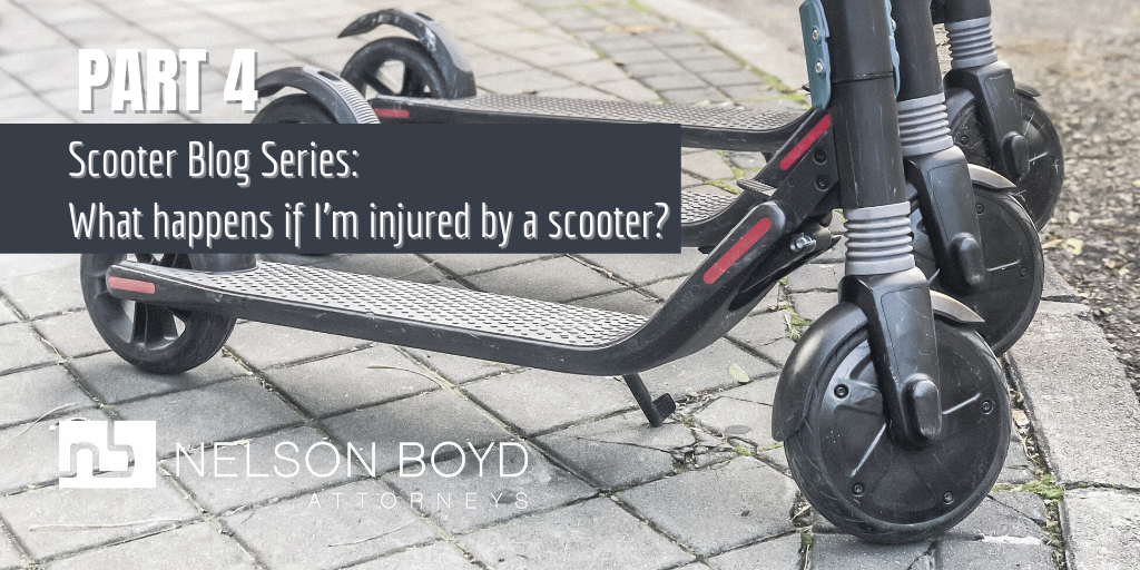What happens if I’m injured by a scooter?